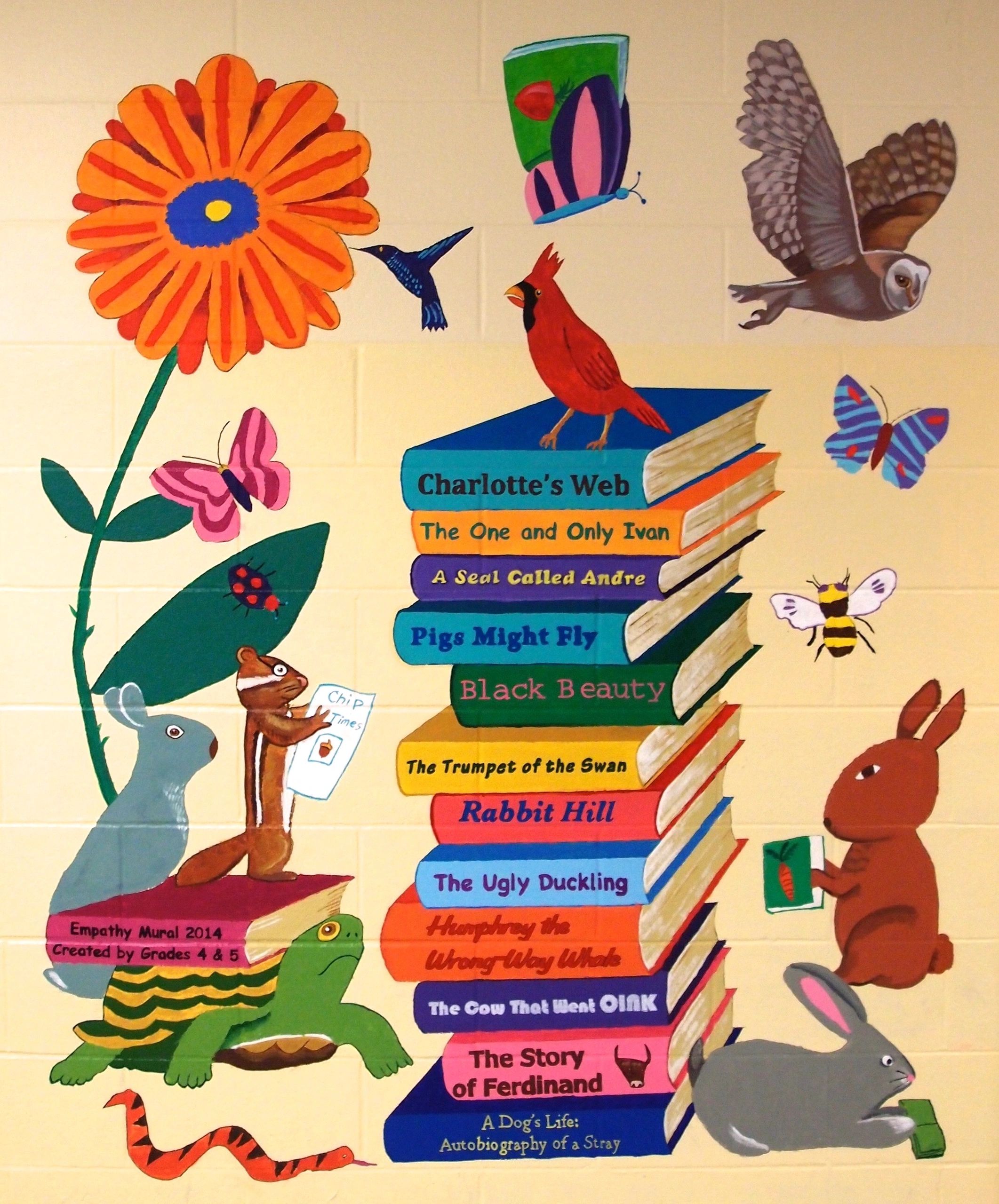 Empathy Mural book list