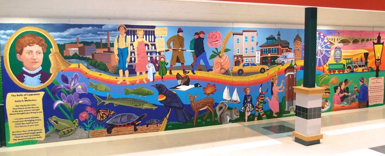 Lights of Lawrence Mural