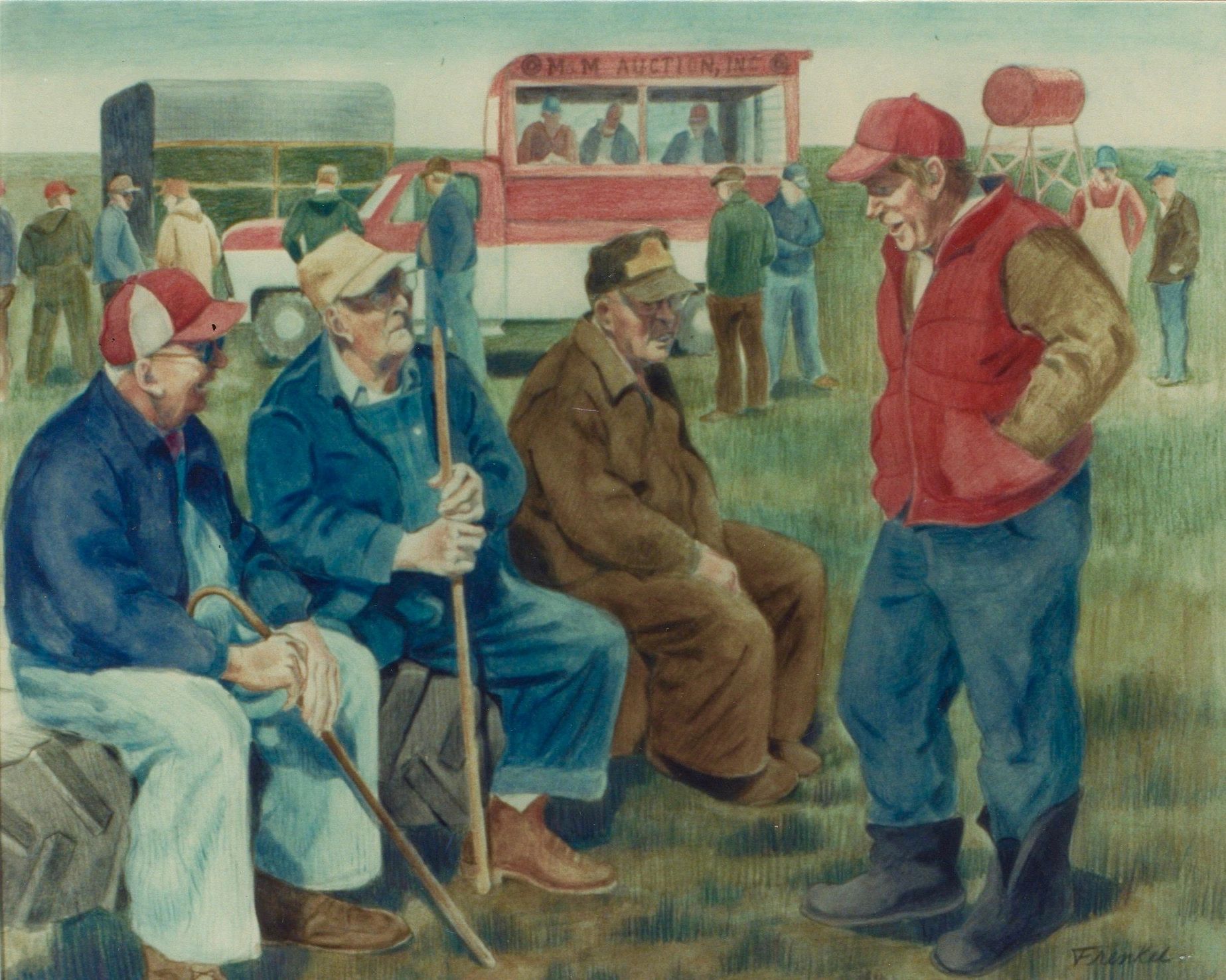 farm auction in Iowa