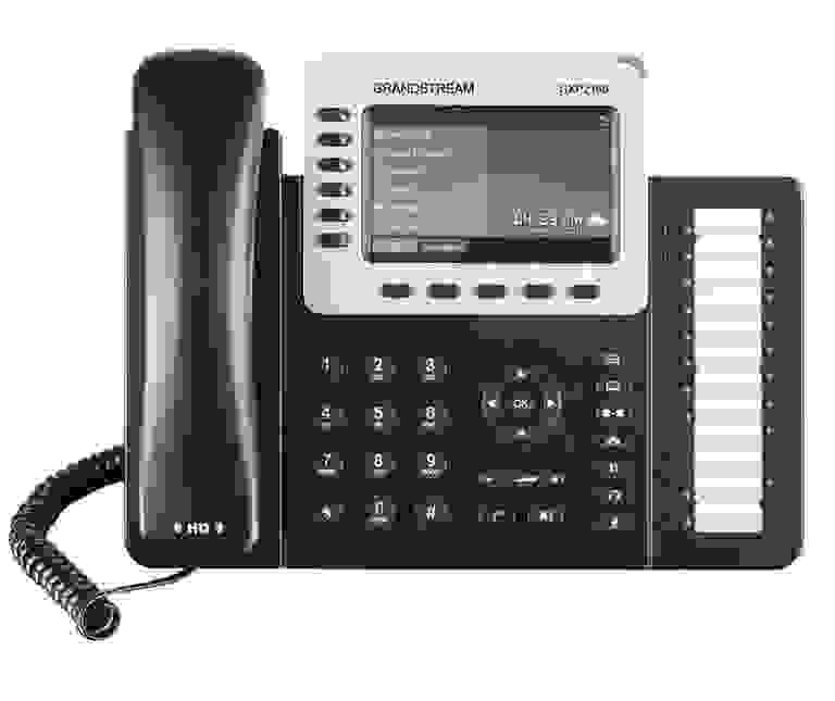Grandstream GXP-2160 phone connects to UCM 6202 UCM 6204 UCM 6208