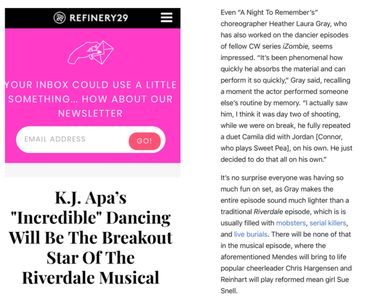 Refinery 29 "Carrie: The Musical" & Heather Laura Gray press.