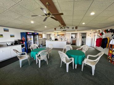 inside view of clubhouse