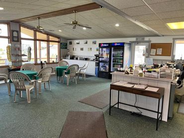 inside view of clubhouse