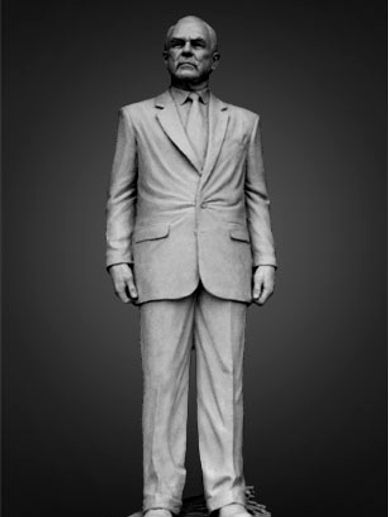 "Senator Henry Bellmon"

(Photo of clay original)

(life-size figure), Bronze, Commissioned by the S