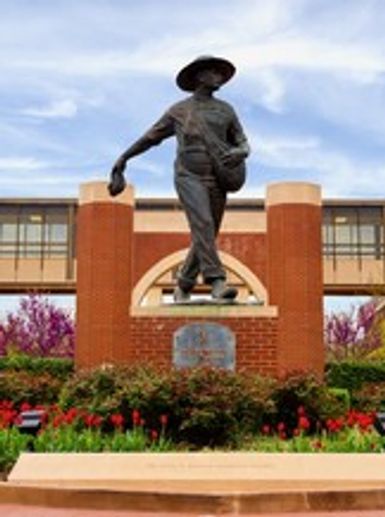 "Seed Sower"

(12’ figure), Bronze, First casting, Commissioned by the University of Oklahoma, South