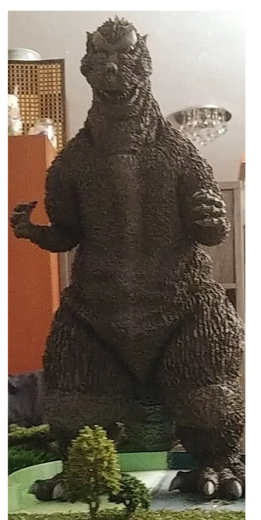 resin printed Godzilla