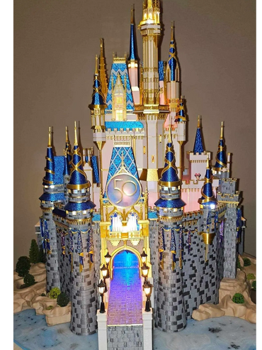 Disney castle 50 year anniversary