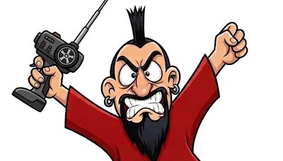 angry dave adult rc logo rc trucks comedy
