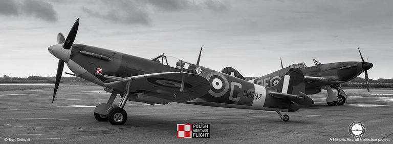 Supermarine Spitfire Hawker Hurricane RAF Battle of Britain Polish Air Force 303 Squadron Duxford