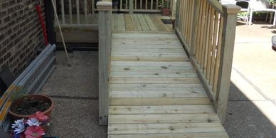let us build your wheel chair ramps and decks service description
Here is a service description for