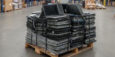 Free laptop collection for recycling and certified data destruction by UK e-waste specialists