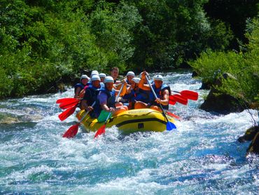 Rafting im Yogaurlaub Kroatien