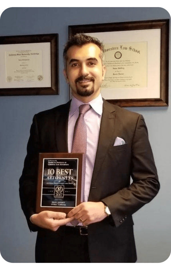 Iman Jaffrey Award for 10 Best Attorneys in Los Angeles and Ventura County