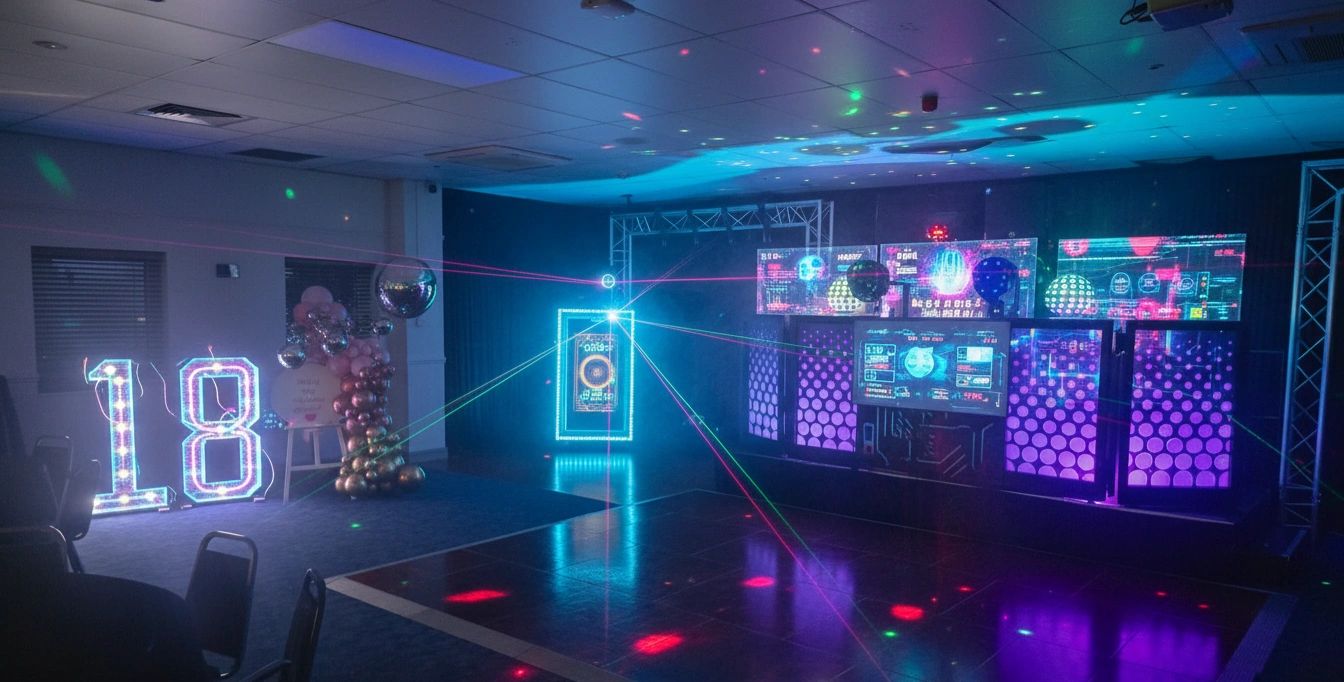 OOPS UPSIDE YOUR HEAD 18 large magic mirror, dj setup unique