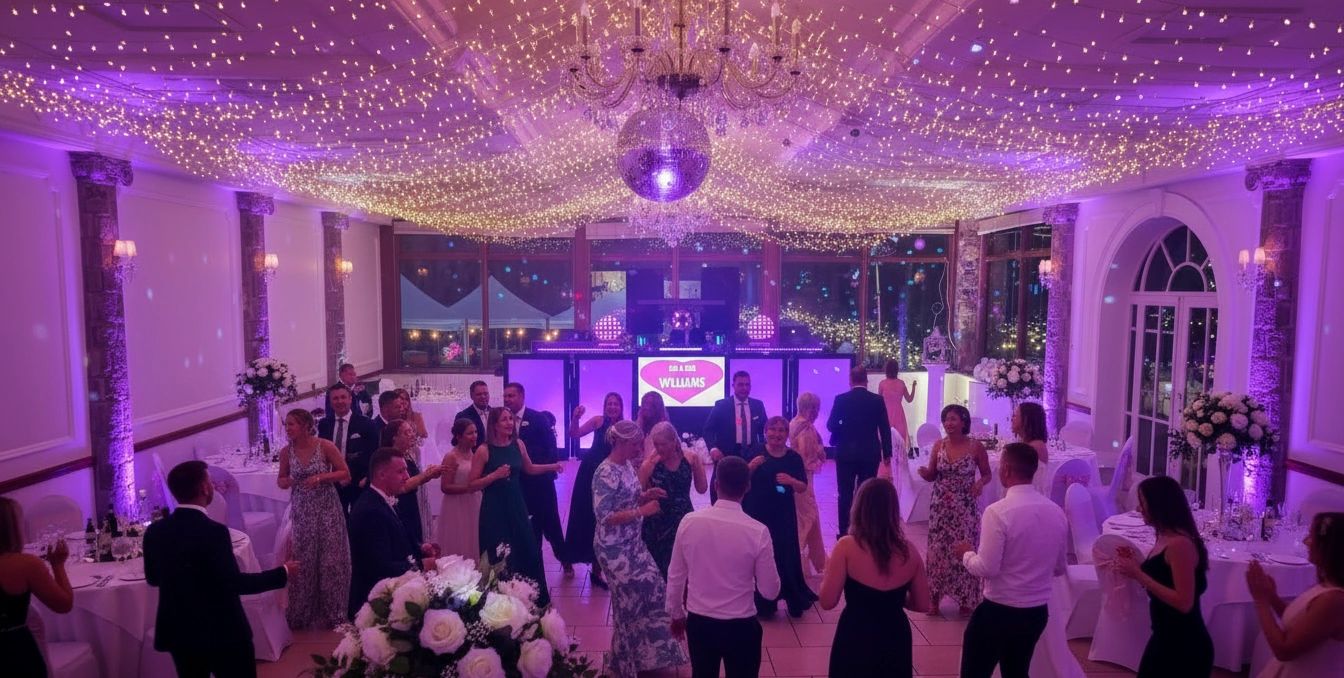 Warrington dj prom party disco setup wedding photography