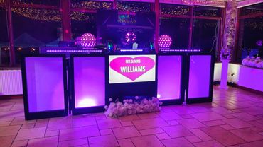 beeston manor wedding dj setup