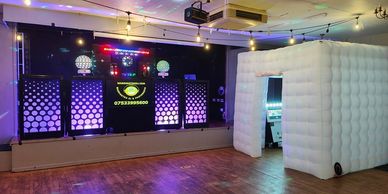 DJ and photo booth package for an 18th birthday
