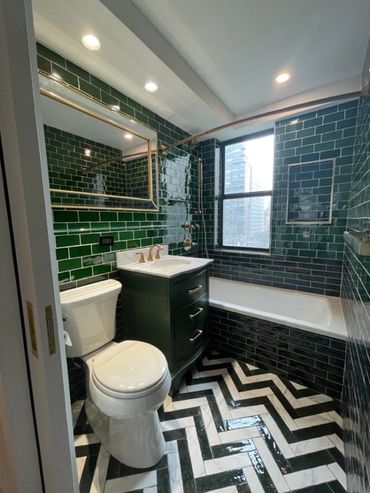 After residence bathroom