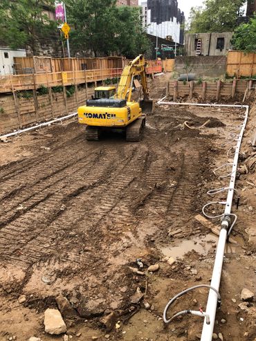 Dewatering system installation