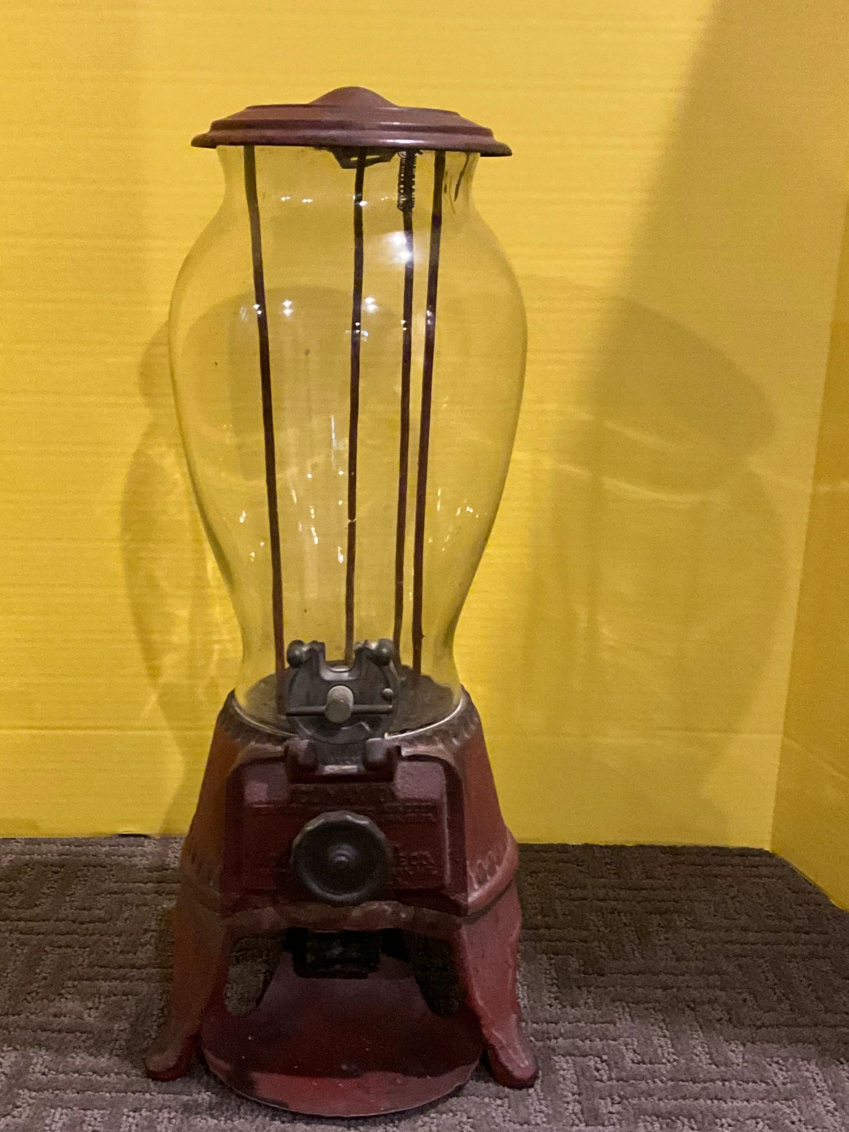 Advance Climax 10 
Antique Gum machine 
Antique Match Machine 
Antique Peanut machine 
Gumball 
Penn