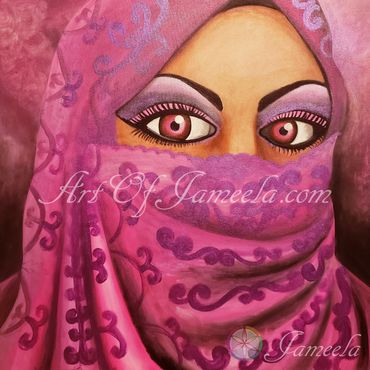 Acrylic painting titled Paintings for Peace III by Jameela