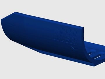 3D model of single-sided arm rests