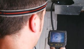 Inspection of HVAC ducts for dirt and blockages. Ottawa Indoor Air Quality Services