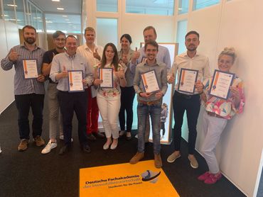 Absolventen Immobilienmakler Seminar