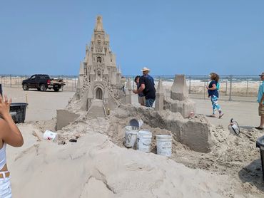 People Choice winner sandcastle by Scott Dodson April 2025