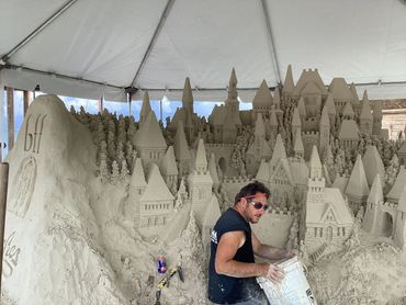 Sandcastle at Beaches Resorts on the Island of Turks and Caicos 2022 built by Scott Dodson and Terri
