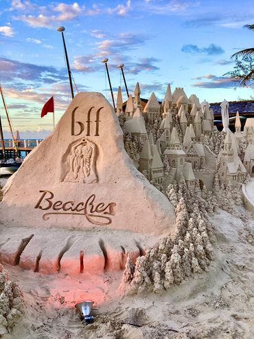 Sandcastle at Beaches Resorts on the Island of Turks and Caicos 2022 built by Scott Dodson and Terri