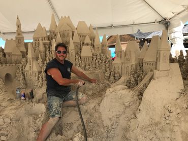 Sandcastle at Beaches Resorts on the Island of Turks and Caicos 2022 built by Scott Dodson and Terri