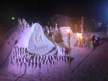 Sandcastle at Beaches Resorts on the Island of Turks and Caicos 2022 built by Scott Dodson and Terri