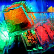 White Lighted Ice Cubes, White Light Up Ice Cubes, White Drink Lights from LIghted Universe