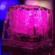 Pink Lighted Ice Cubes, Pink Light Up Ice Cubes, Pink Drink Lights from LIghted Universe