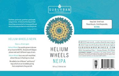 Suburban Brewing Helium Wheels IPA