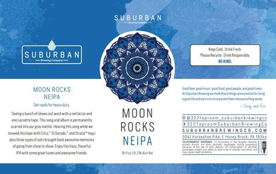 Suburban Brewing Moon Rocks IPA