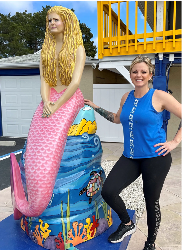 KAREN GOVERNALE WEEKI WACHEE MERMAID STATUE