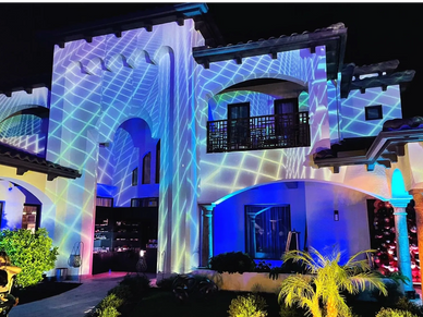 projection mapping video projection building cakes cars colorful animations