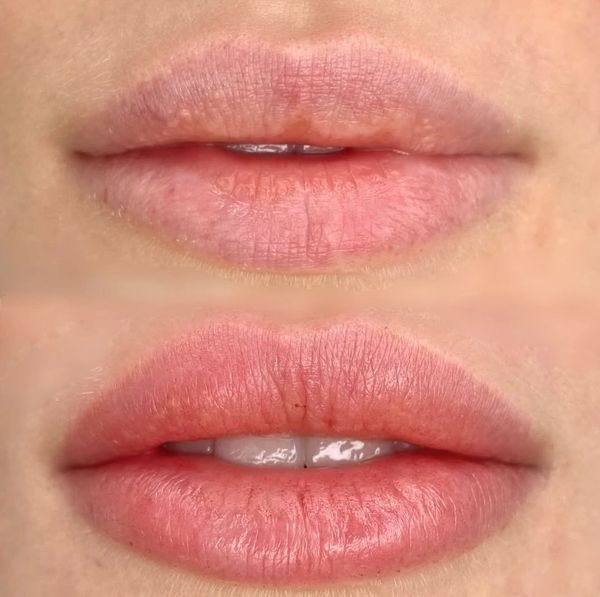 Softest Lip Blushing - Before and After