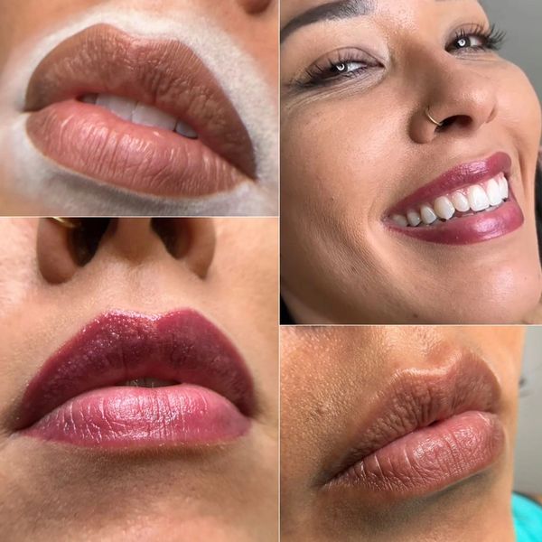 Lip Blushing Process