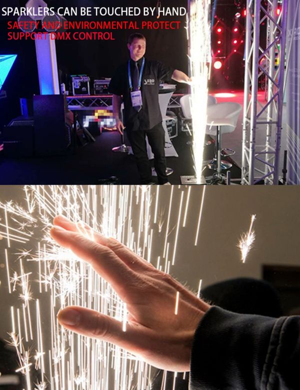 Cold Sparks are safe to touch. MetroWestEvents.com