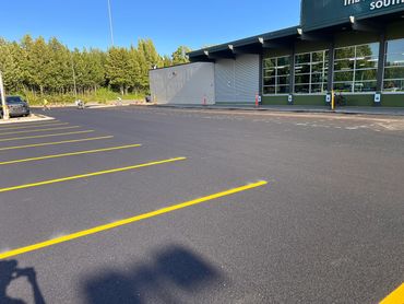 rest ripe, parking lot striping, pavement marking, traffic paint