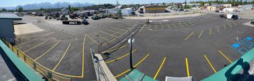 New parking lot striping design from scratch