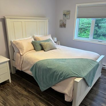 guest bedroom at vacation rental in Newfoundland
