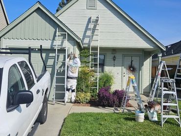 Exterior home painting project completed by A&R Bentley Painting, San Jose, CA (Bay Area)