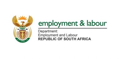 Logo of South Africa's Department of Employment and Labour.