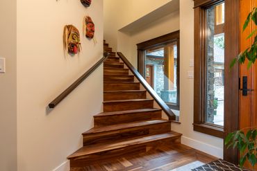 Acacia Wood Staircase