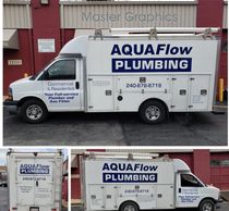Van Lettering
Aqua Flow Plumbing
Vehicle Lettering in Rockville