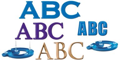 Gemini, Plastic Letters,  Metal Letters